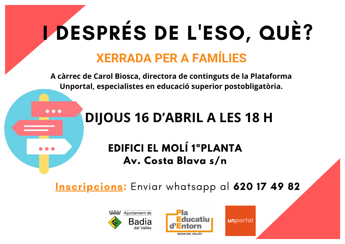 Cartell de l'activitat