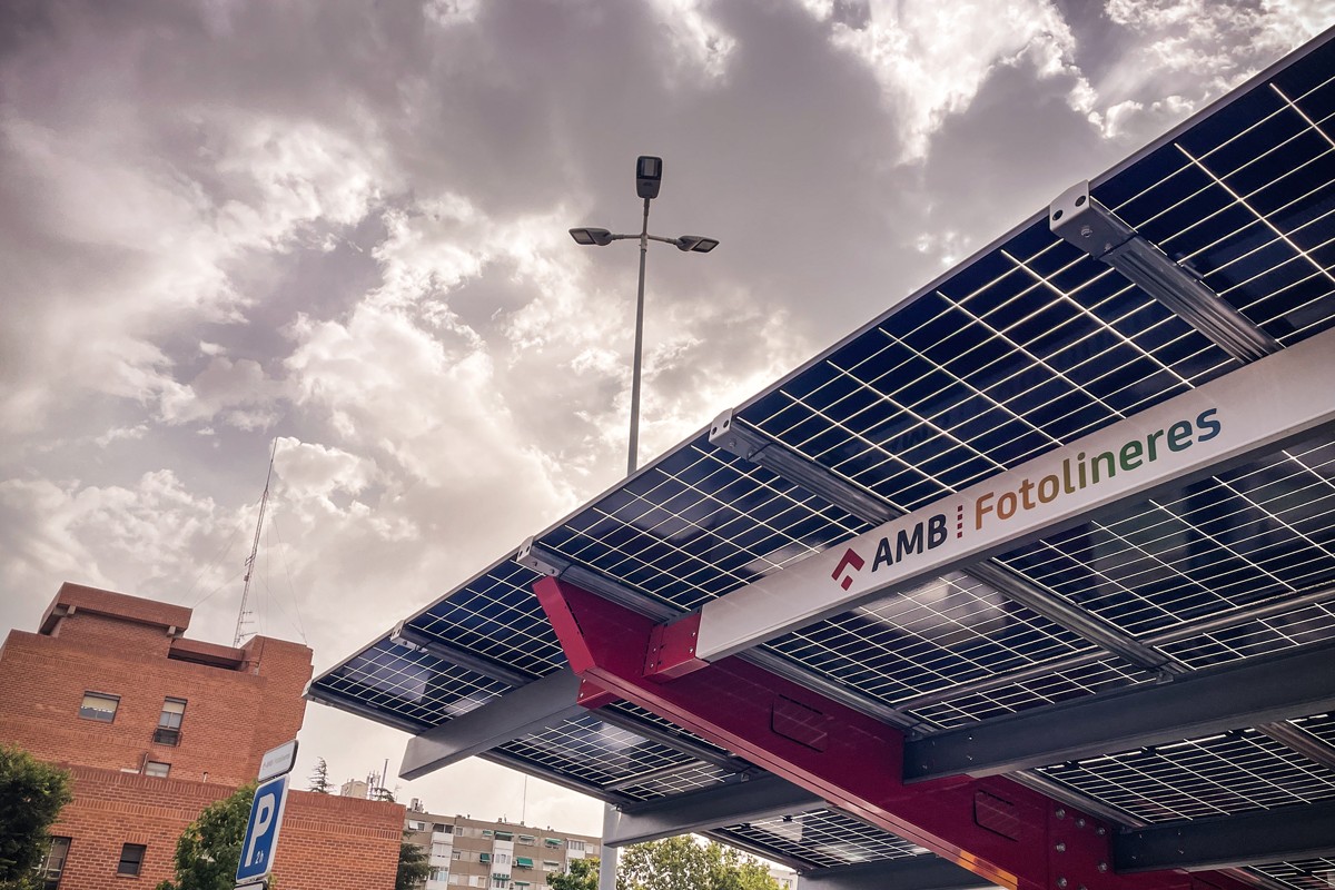 La fotolinera de l�aparcament del Mercat Municipal, en marxa