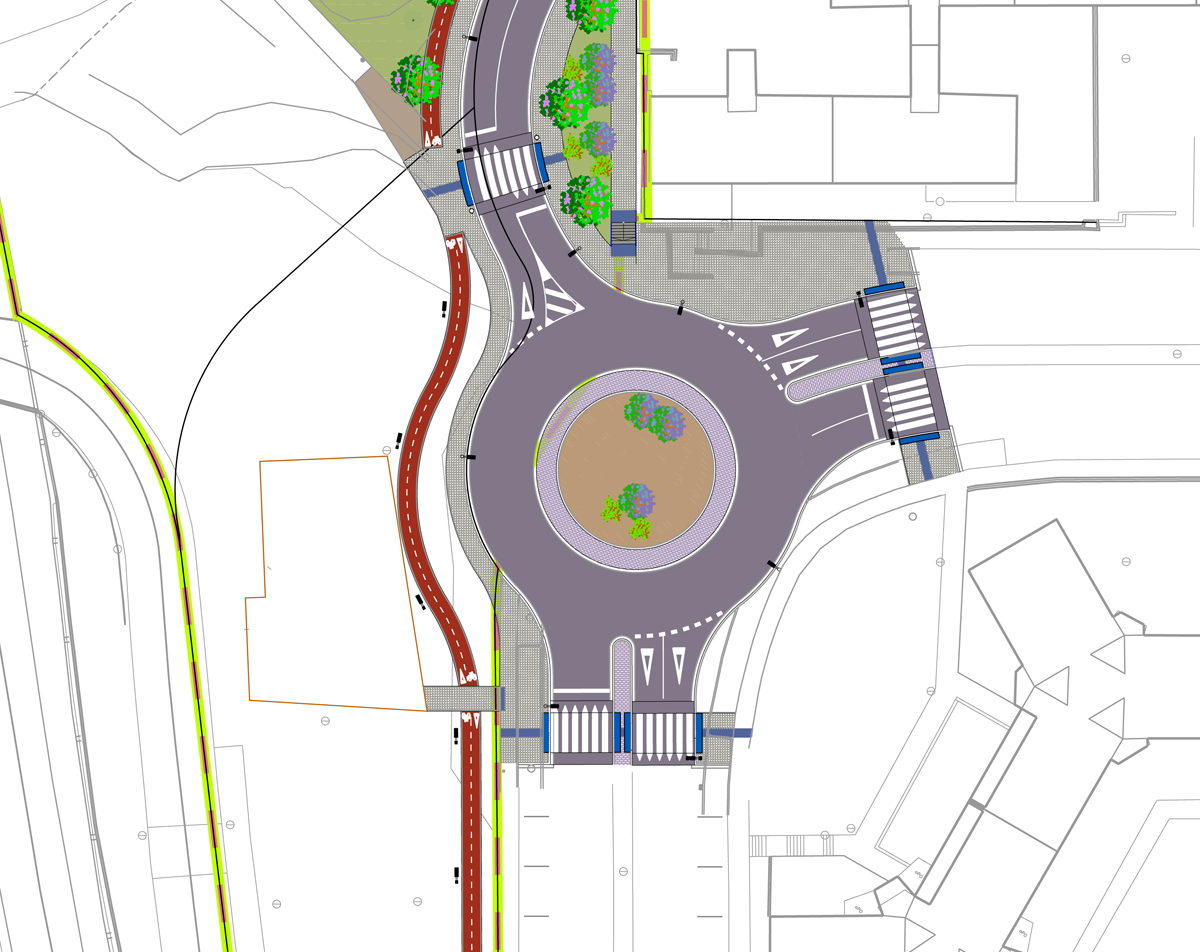 Pl�nol de la rotonda