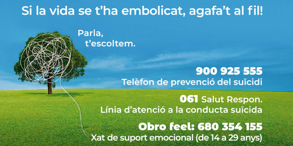 Informaci� de contactes per a la prevenci� del su�cidi