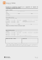 Sol&middot;licitud de transfer&egrave;ncia banc&agrave;ria