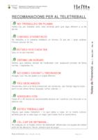 Nota de prevenció 07: Recomanacions per al teletreball (V02)