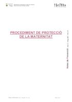 Nota de prevenció 09: Procediment de protecció de la maternitat