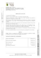 Resolució de liquidació del pressupost