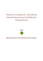 Protocol d´actuació i prevenció davant situacions de violència ocupacional