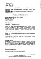 Acta de contractació i revisió de reclamació de 03/03/2016