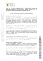 Plec de clàusules administratives i prescripcions tècniques particulars per a la contractació de serveis de grua per a la retirada de vehicles als municipi de Badia del Vallès