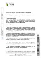 Certificat de Secretaria (aprovació del plec)