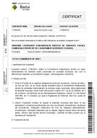 Certificat d´acord de la Junta de Govern Local per aprovar l´expedient d´adjudicació directa dels locals comercials de Badia del Vallès en règim d´arrendament