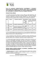 Plec de clàusules administratives, econòmiques i tècniques particulars que regiran el concurs públic per a l´adjudicació dels contractes d´arrendament de locals comercials propietat de l´Ajuntament de Badia del Vallès de primera categoria.