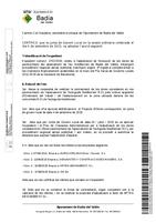 Certificat d'adjudicació de les obres de pavimentació de l'av. de la Mediterrània 9-21