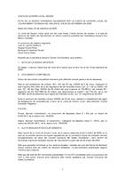 Acta de Junta de Govern 25/09/2009