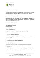 Acta de Junta de Govern Local 14/10/2014
