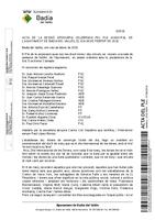 Acta Ple de 26 de febrer de 2015