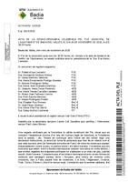 Acta del Ple Ordinari de 25 de novembre de 2015