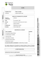 Acta de la Junta de Govern Local de 18 de gener de 2023